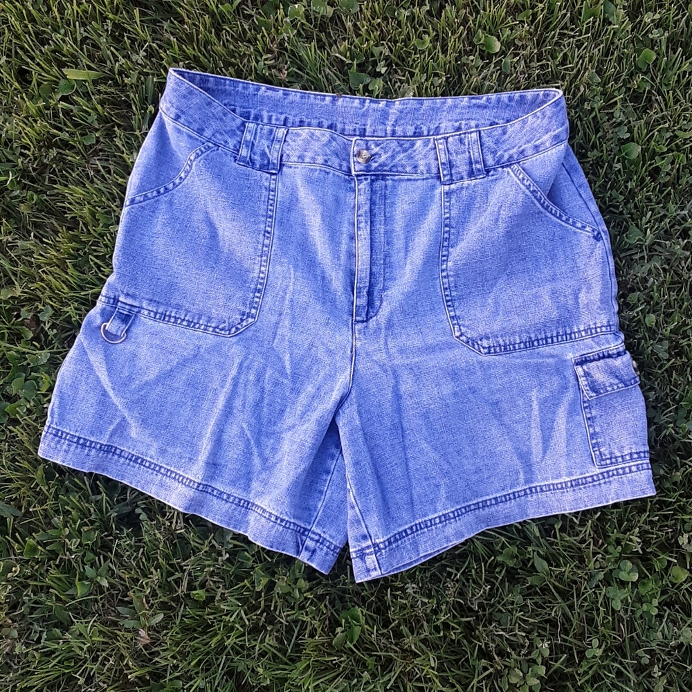 🦌 White Stag Soft Cotton Faux Denim Shorts